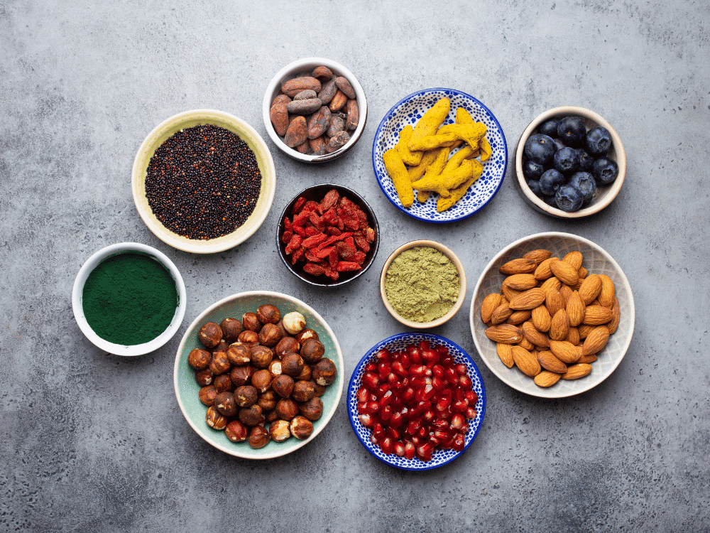 Superfood for energy - Selected foods