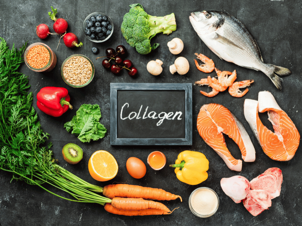 Collagen in foods
