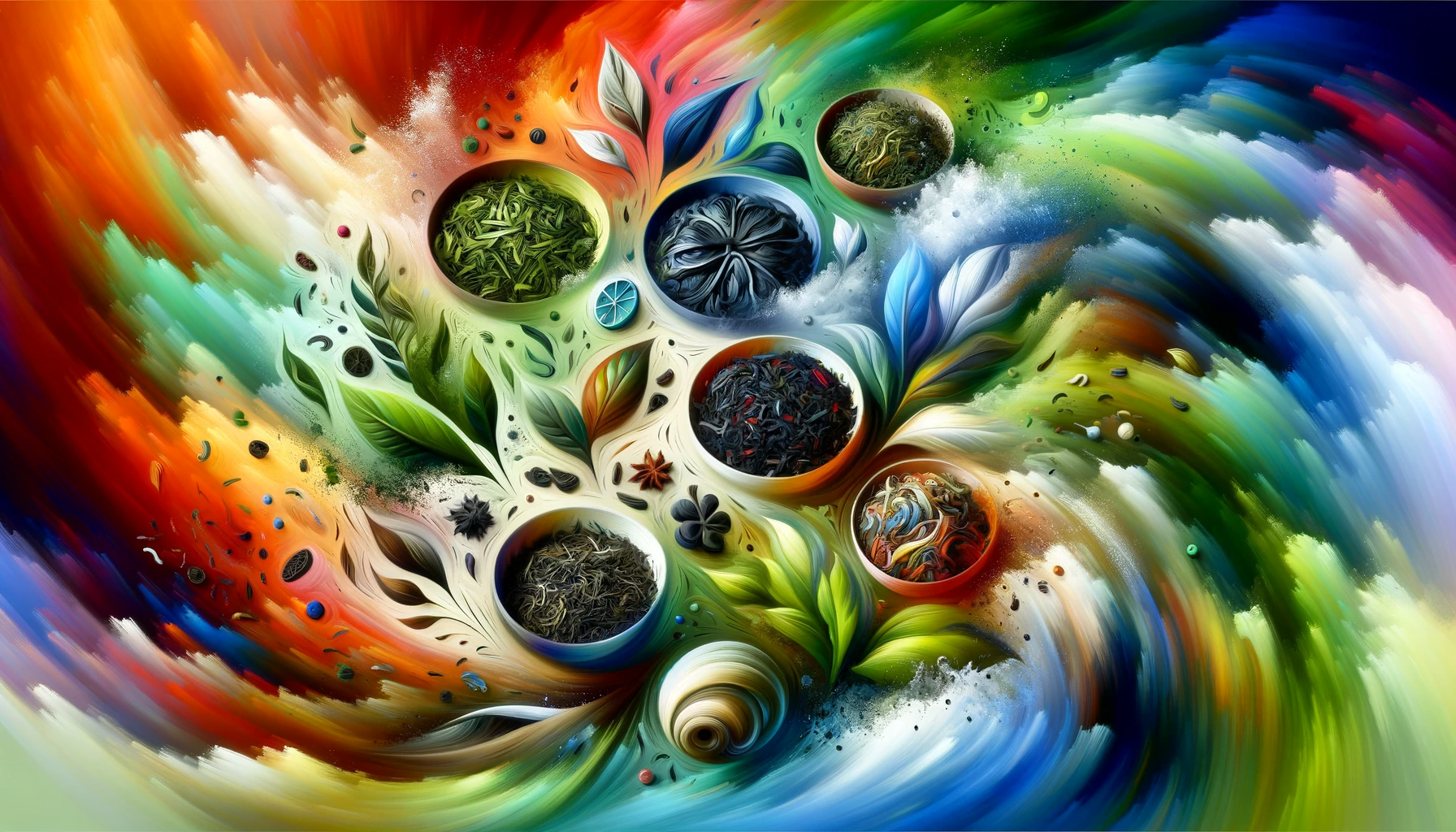 Different types of tea