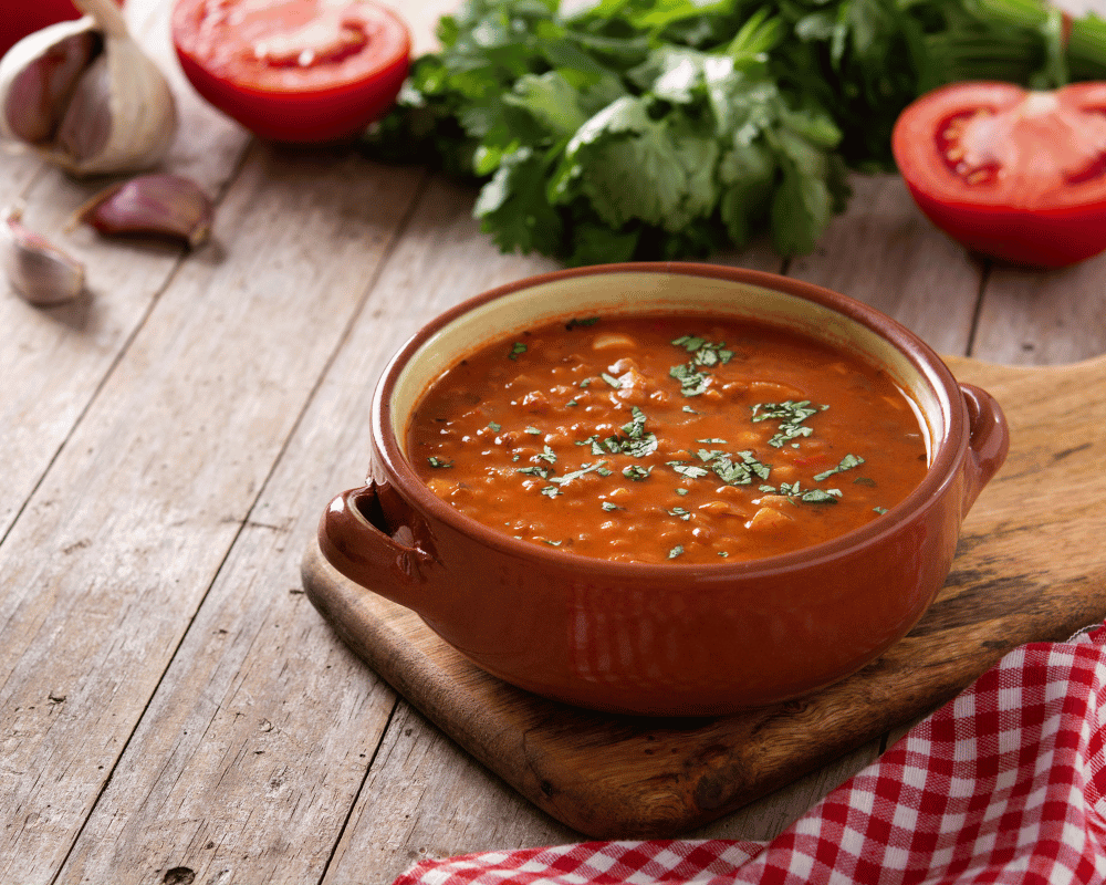 Red lentil soup