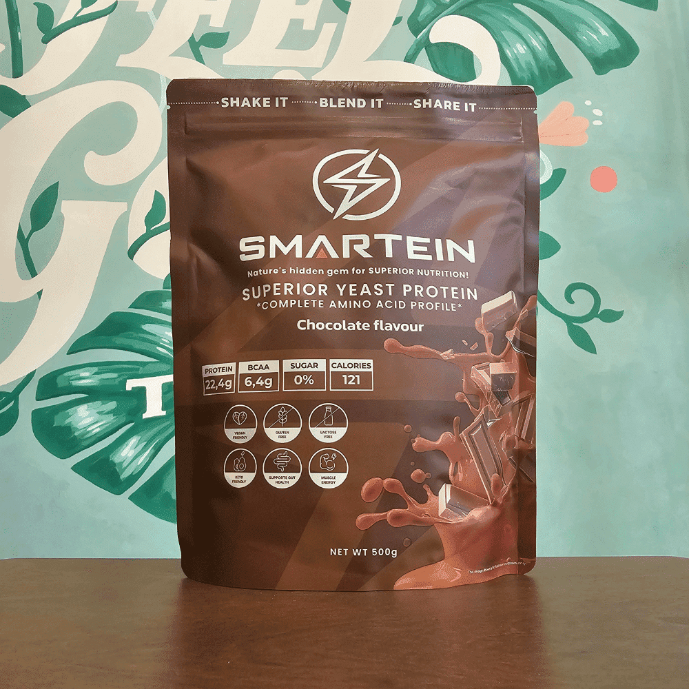 Smartein - Vegan Yeast Protein - Chocolate 1 Smartein - Vegan protein from yeast - Chocolate 500g