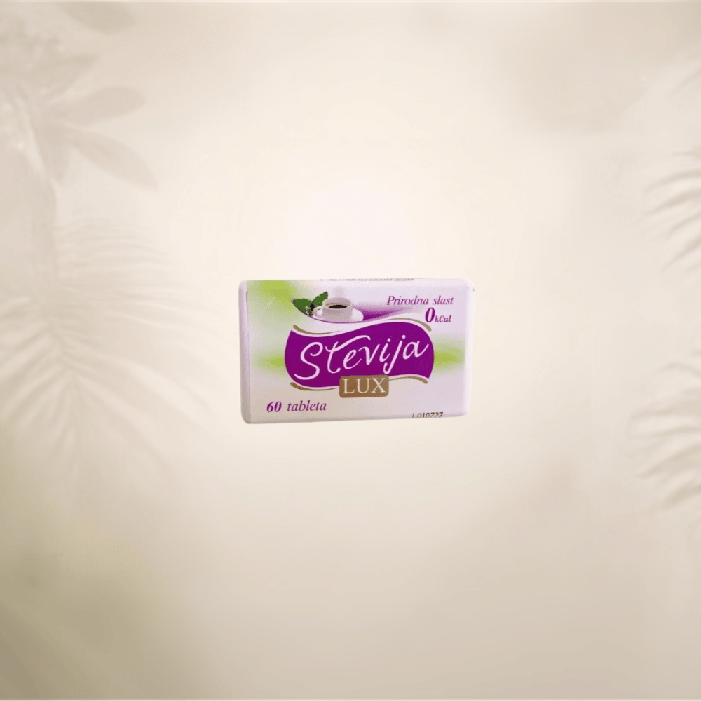 Stevia Lux - Stevia tablete 60kom 1 Stevija Lux - Stevija tablete 60 kom