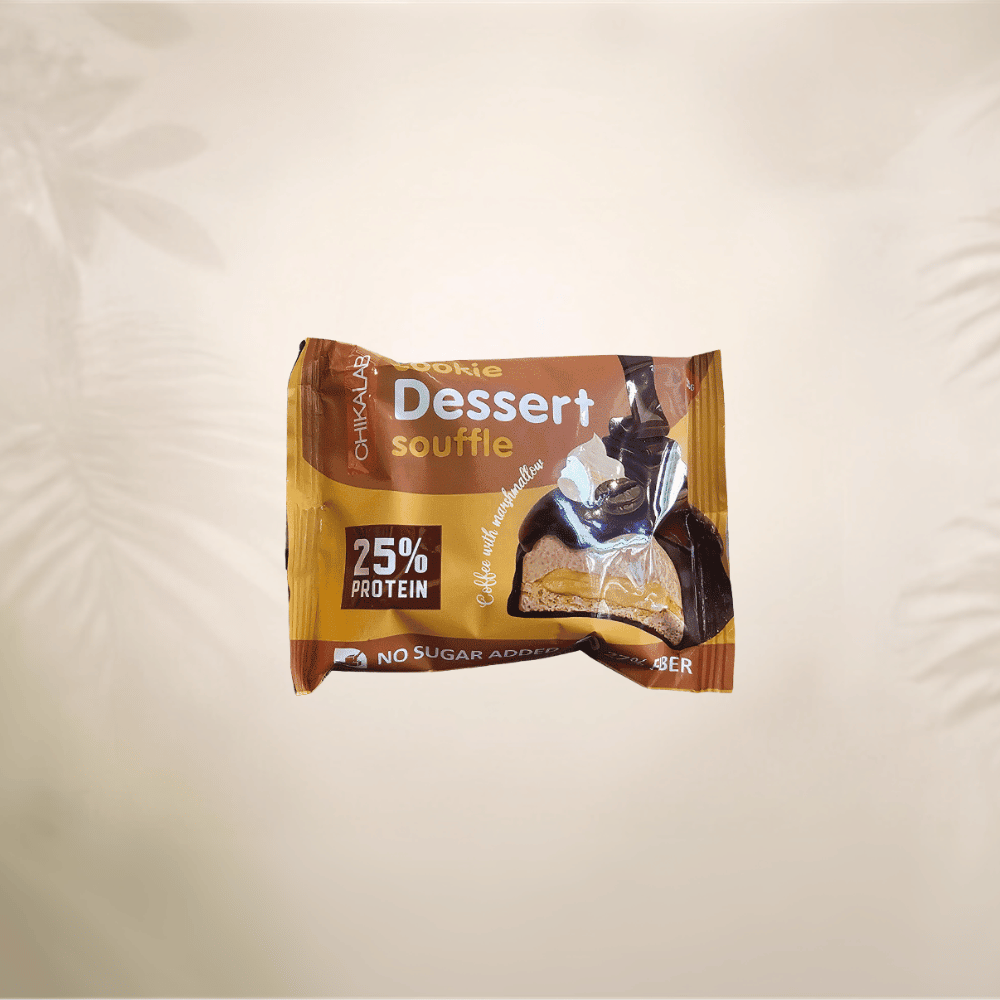 Chikalab - Cookie Dessert Souffle - Kafa 55g 1 Chikalab - Cookie dessert souffle - Coffee with marshmallows