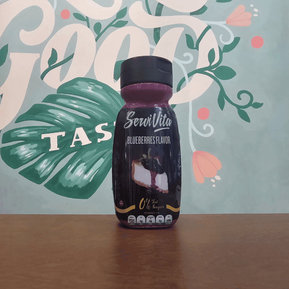 ServiVita - Low-calorie syrup - Blueberry 320ml 1 ServiVita - Low calorie syrup - Blueberry