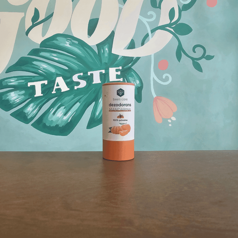 Bee's care - Natural deodorant - Mandarin 80ml 1 Bee's Care - Natural deodorant - Tangerine