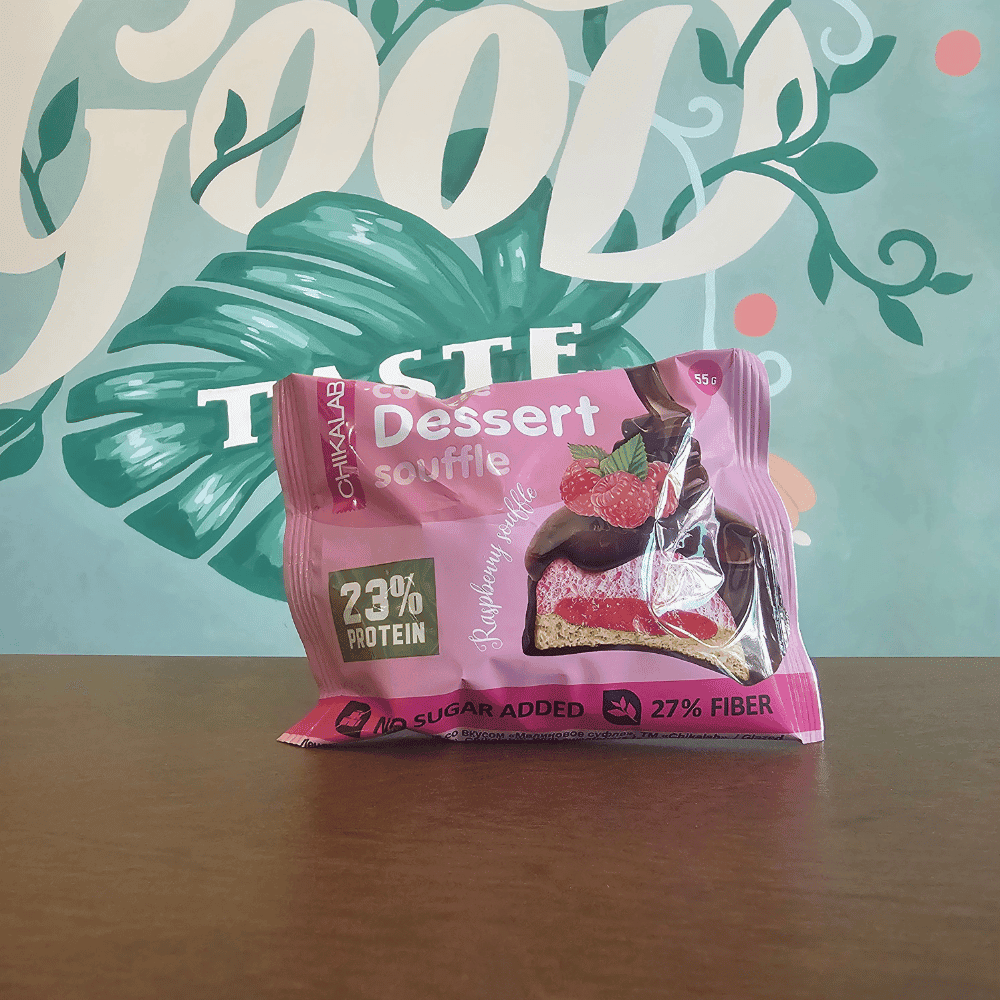 Chikalab - Cookie Dessert Souffle - Raspberry 55g 1 Chikalab - Cookie dessert souffle - Raspberry