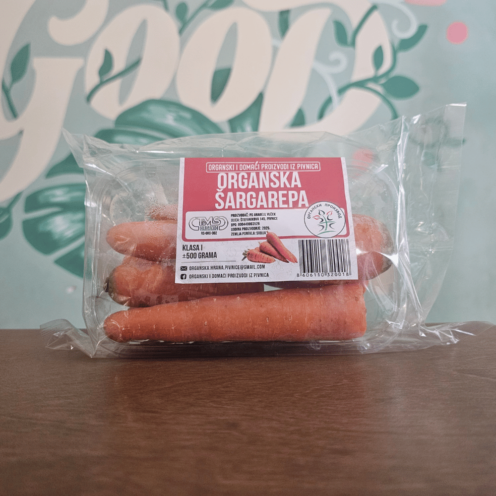Organska šargarepa 500g 1 Organska šargarepa 500g