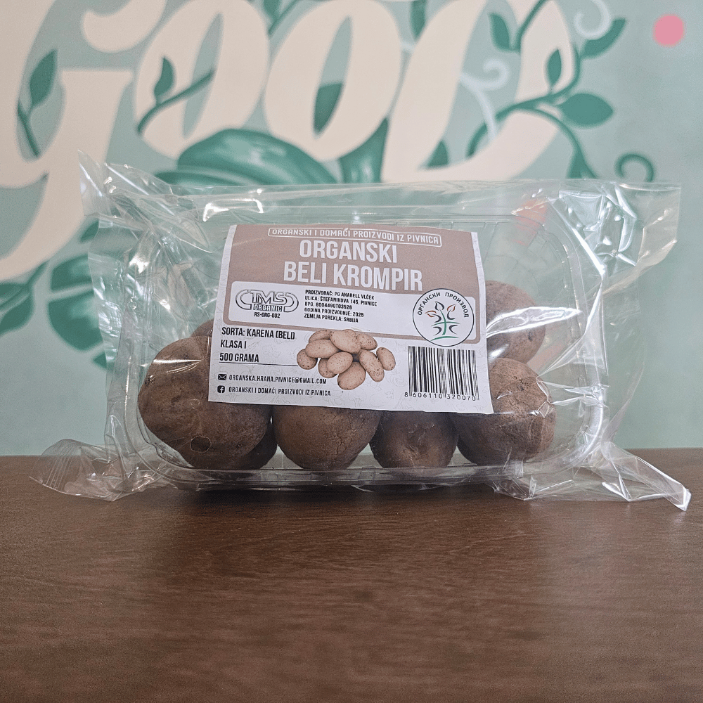 Organski beli krompir 500g 1 Organski beli krompir 500g