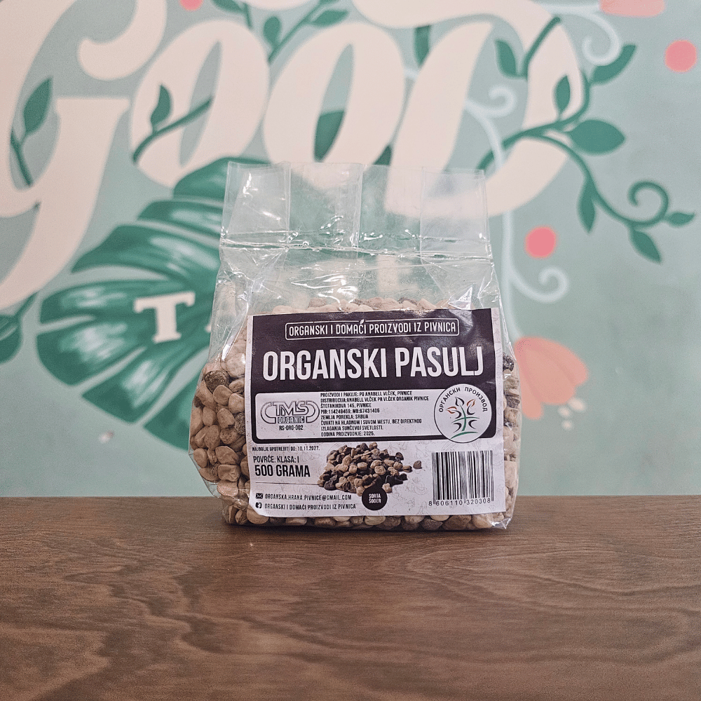 Organski pasulj šoder 500g 1 Organski pasulj šoder 500g
