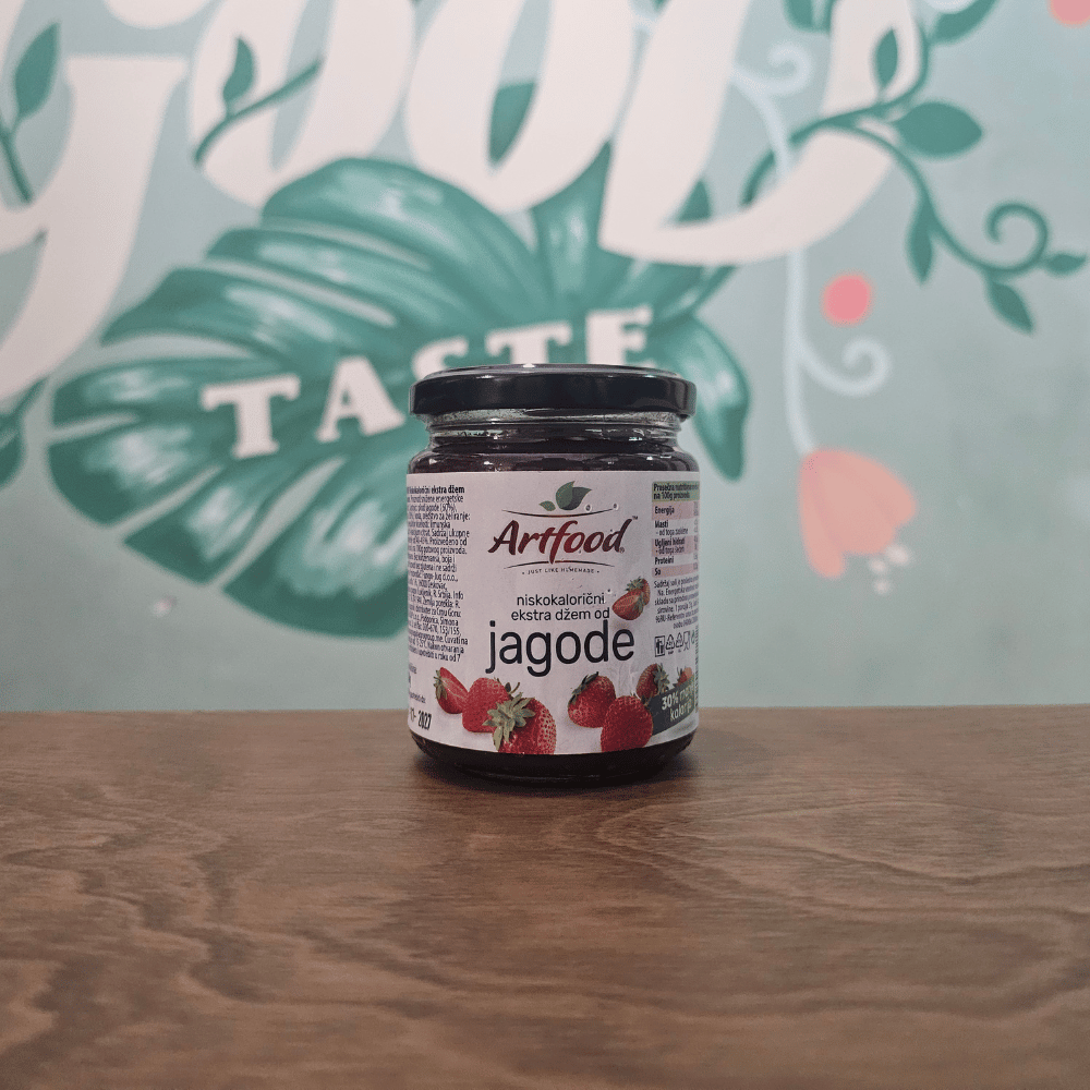 Artfood - Niskokalorični džem od jagode 300g 1 Artfood - Niskokalorični džem od jagode 300g