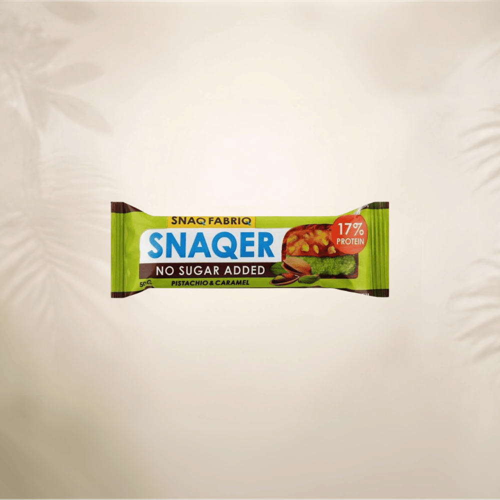 Snaqer - Čokoladica bez dodatog šećera - Pistachio & Caramel 50g 1 Snaqer - Čokoladica bez dodatog šećera - Pistachio & Caramel 50g