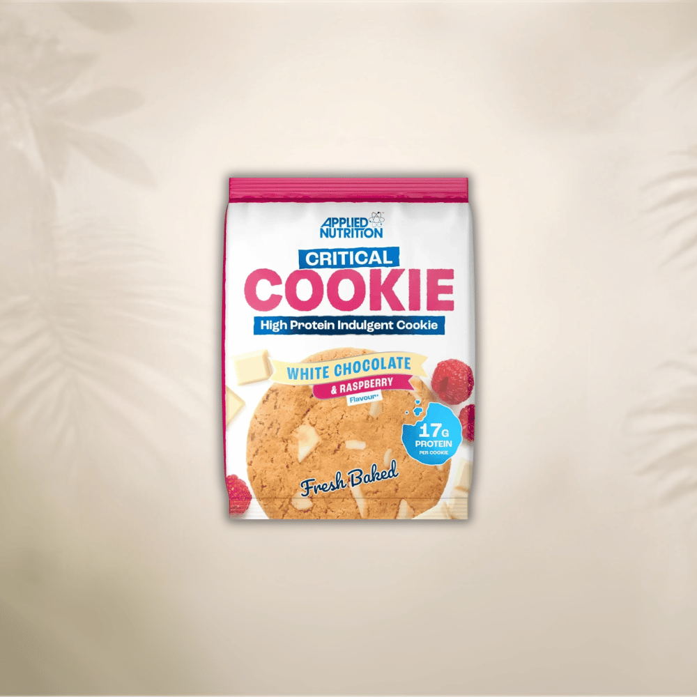 Applied Nutrition - Critical Cookie - Bela čokolada i malina 73g 1 Applied Nutrition - Critical cookie - White chocolate & raspberry