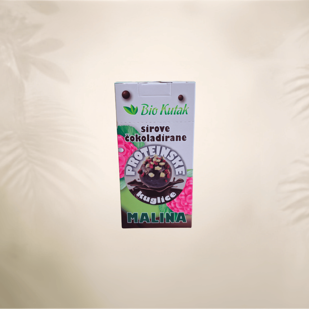 Bio Kutak - Proteinske kuglice - Malina 10x30g 1 Bio Kutak - Proteinske kuglice - Malina 10x30g
