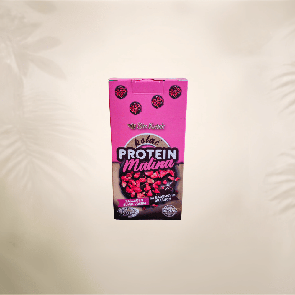 Bio Kutak - Proteinski kolač - Malina 10x25g 1 Bio Kutak - Proteinski kolač - Malina 10x25g